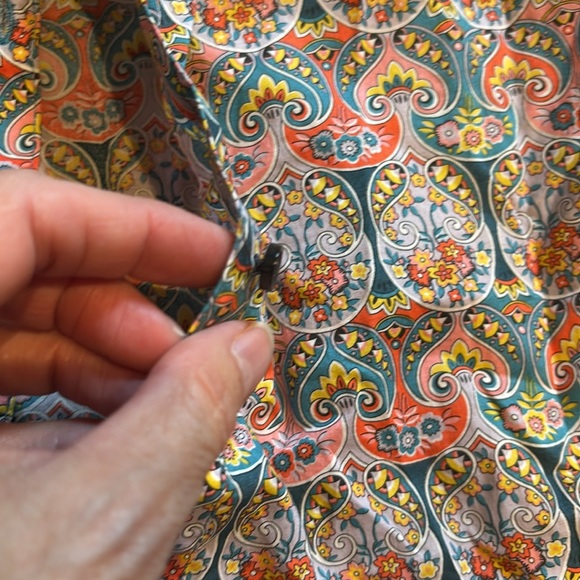 J CREW x Liberty of London M Tie-Waist Cotton Top Giorgia Duke Print - Picture 10 of 12